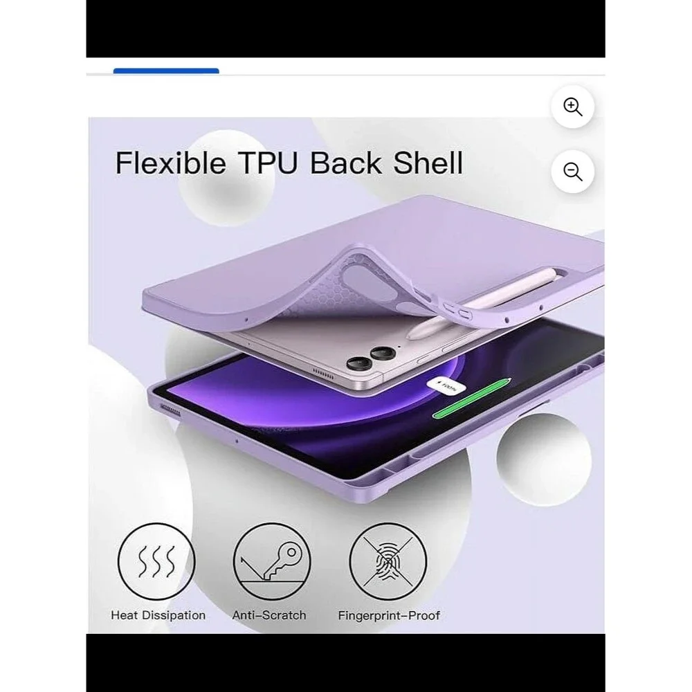 Case Samsung Galaxy Tab S9 FE+ 12.4-inch 2023 model.